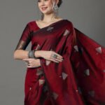 Premium Women's Jacquard Banarasi Silk Saree Ideal for Weddings & Festivals.