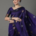 Premium Women's Jacquard Banarasi Silk Saree Ideal for Weddings & Festivals.
