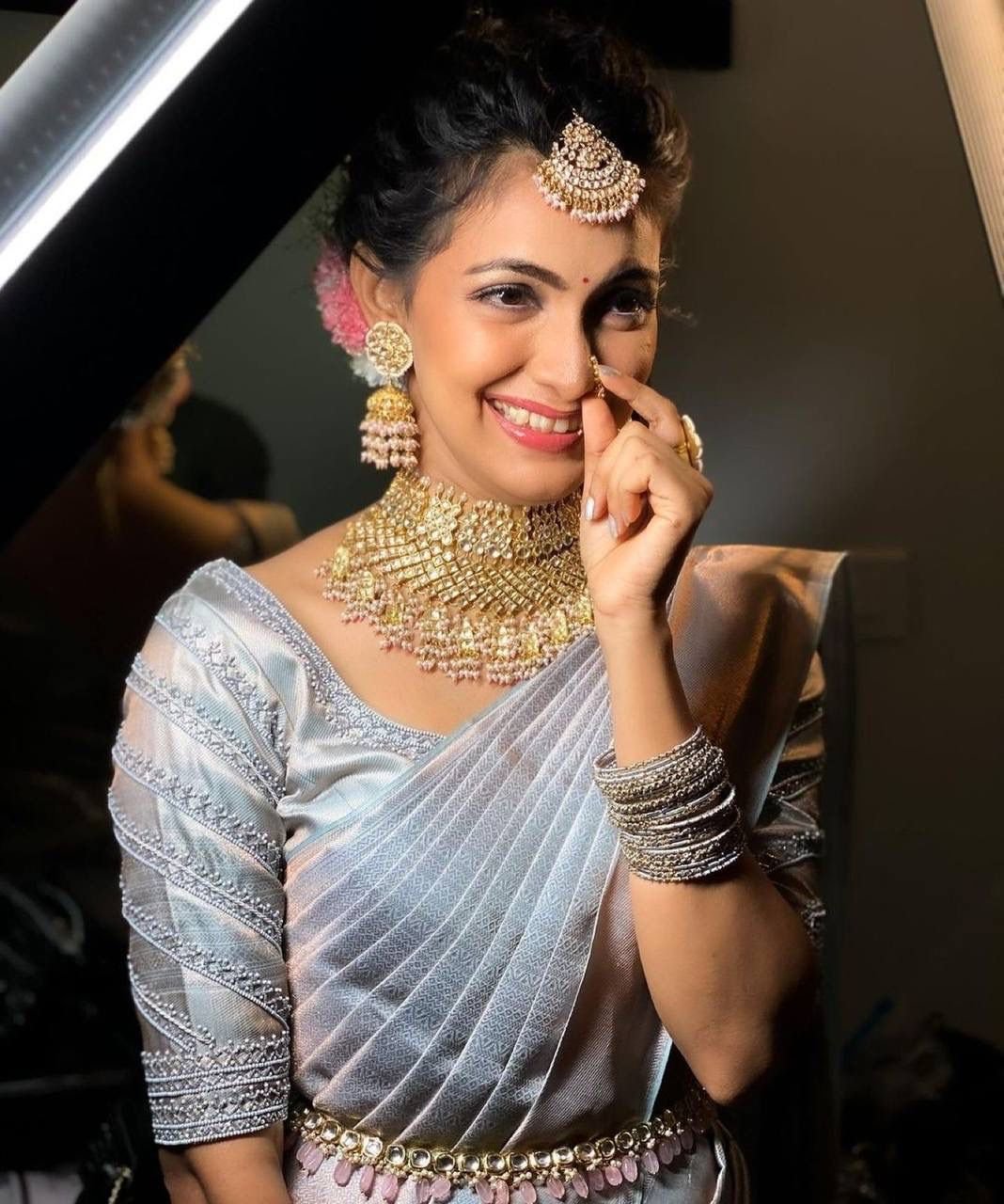 1 (11) Premium Women's Jacquard Banarasi Silk Saree Ideal for Weddings & Festivals. - Image 1