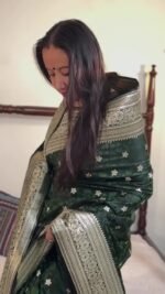 Banarasi Silk Saree Ideal for Women, special collection for festival and merrage. - Image 7