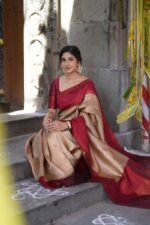 Premium Women's Jacquard Banarasi Silk Saree Ideal for Weddings & Festivals. - Image 7