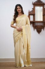 Premium Women's Jacquard Banarasi Silk Saree Ideal for Weddings & Festivals. - Image 2