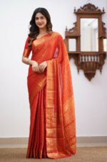Premium Women's Jacquard Banarasi Silk Saree Ideal for Weddings & Festivals. - Image 3