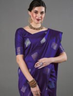 Premium Women's Jacquard Banarasi Silk Saree Ideal for Weddings & Festivals.