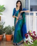 Premium Women's Jacquard Banarasi Silk Saree Ideal for Weddings & Festivals. - Image 4