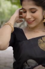 Premium Women's Jacquard Banarasi Silk Saree Ideal for Weddings & Festivals. - Image 8