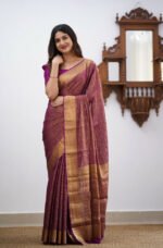 Premium Women's Jacquard Banarasi Silk Saree Ideal for Weddings & Festivals. - Image 2