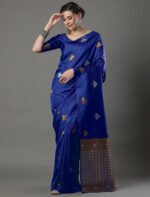 Premium Women's Jacquard Banarasi Silk Saree Ideal for Weddings & Festivals. - Image 2