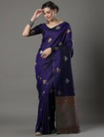 Premium Women's Jacquard Banarasi Silk Saree Ideal for Weddings & Festivals. - Image 2