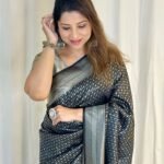 Premium Women's Jacquard Banarasi Silk Saree Ideal for Weddings & Festivals.