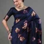 Premium Women's Jacquard Banarasi Silk Saree Ideal for Weddings & Festivals.