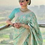 Premium Women's Jacquard Banarasi Silk Saree Ideal for Weddings & Festivals.