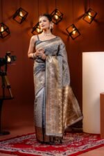 Banarasi Silk Saree Ideal for Women, special collection for festival and merrage. - Image 2