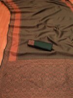 Premium Women's Jacquard Banarasi Silk Saree Ideal for Weddings & Festivals. - Image 2