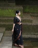 Premium Women's Jacquard Banarasi Silk Saree Ideal for Weddings & Festivals. - Image 7