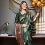 Premium Women's Jacquard Banarasi Silk Saree Ideal for Weddings & Festivals. - Image 4
