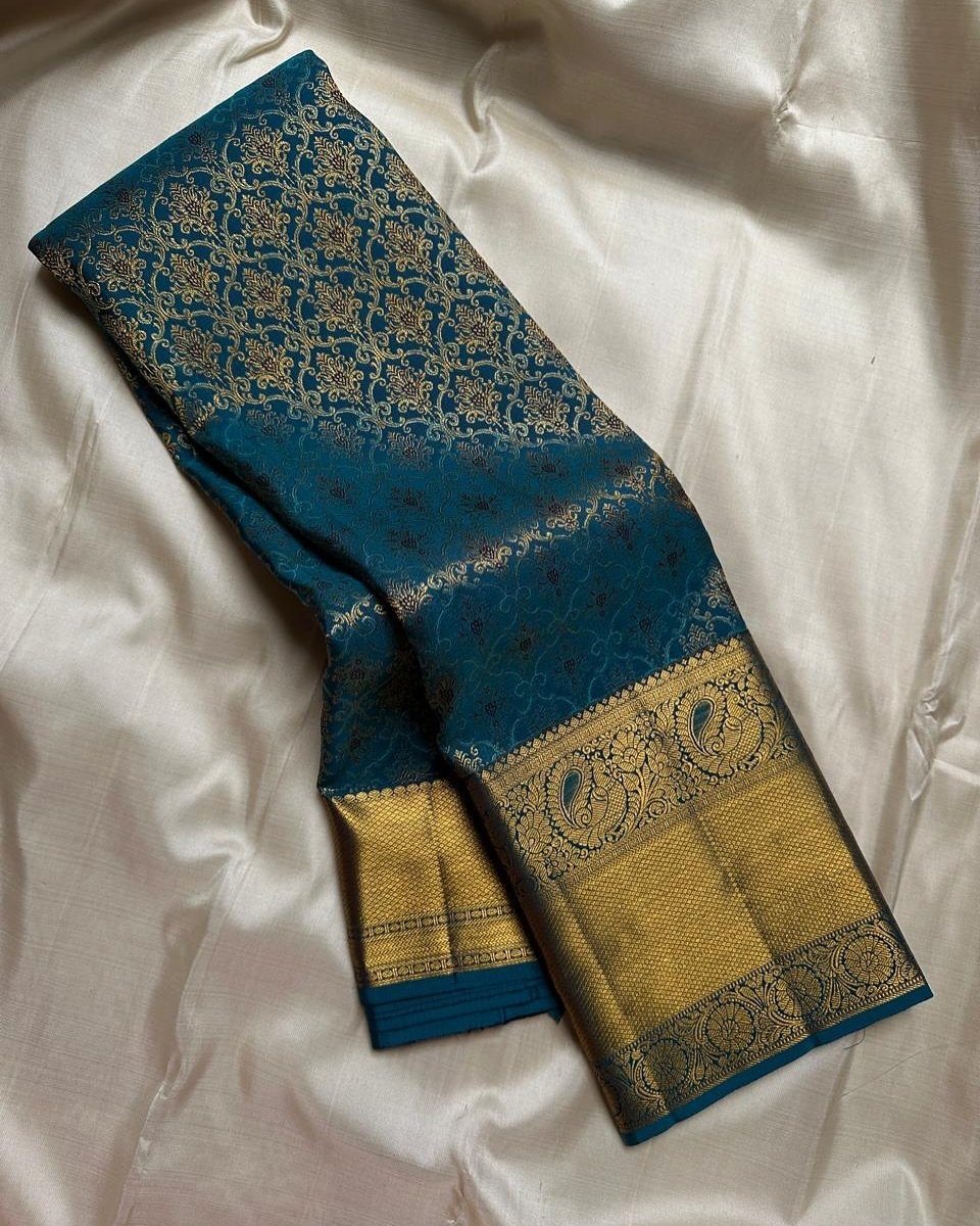 11 (2) Banarasi Silk Saree Ideal for Women, special collection for festival and merrage. - Image 1