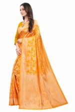 Premium Women's Jacquard Banarasi Silk Saree Ideal for Weddings & Festivals. - Image 2