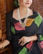 Premium Women's Jacquard Banarasi Silk Saree Ideal for Weddings & Festivals. - Image 4