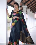 Premium Women's Jacquard Banarasi Silk Saree Ideal for Weddings & Festivals. - Image 5