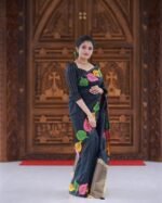 Premium Women's Jacquard Banarasi Silk Saree Ideal for Weddings & Festivals. - Image 7