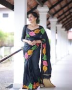Premium Women's Jacquard Banarasi Silk Saree Ideal for Weddings & Festivals. - Image 8
