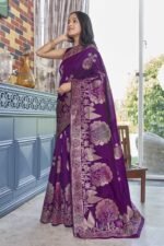 Banarasi Silk Saree Ideal for Women, special collection for festival and merrage. - Image 3