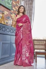 Banarasi Silk Saree Ideal for Women, special collection for festival and merrage. - Image 4