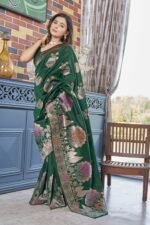 Banarasi Silk Saree Ideal for Women, special collection for festival and merrage. - Image 2