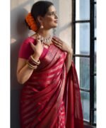 saree for women in festival season and function. - Image 4