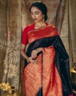 Banarasi Silk Saree Ideal for Women, special collection for festival and merrage. - Image 7