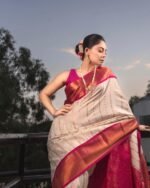 Banarasi Silk Saree Ideal for Women, special collection for festival and merrage. - Image 9