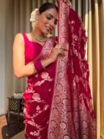 saree for women in festival season and function. - Image 8