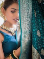 Banarasi Silk Saree Ideal for Women, special collection for festival and merrage. - Image 3