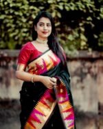 Banarasi Silk Saree Ideal for Women, special collection for festival and merrage. (Copy) - Image 5