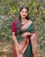 Banarasi Silk Saree Ideal for Women, special collection for festival and merrage. - Image 6