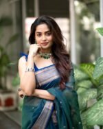 Premium Women's Jacquard Banarasi Silk Saree Ideal for Weddings & Festivals. - Image 12