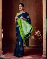 Banarasi Silk Saree Ideal for Weddings & Festivals. - Image 5