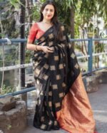 Banarasi Silk Saree Ideal for Weddings & Festivals. - Image 5