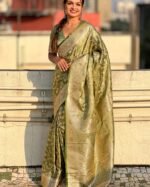 saree for women in festival season and function. - Image 2