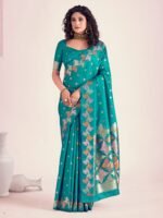 Banarasi Silk Saree Ideal for Women, special collection for festival and merrage. - Image 3