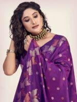 Banarasi Silk Saree Ideal for Women, special collection for festival and merrage. - Image 4