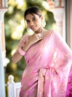 Banarasi Silk Saree Ideal for Women, special collection for festival and merrage. - Image 3