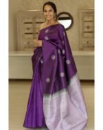 Premium Women's Jacquard Banarasi Silk Saree Ideal for Weddings & Festivals. - Image 3