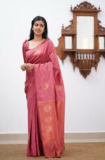 Premium Women's Jacquard Banarasi Silk Saree Ideal for Weddings & Festivals. - Image 4
