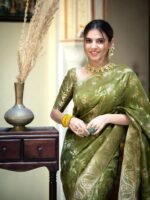 Banarasi Silk Saree Ideal for Women, special collection for festival and merrage. - Image 7