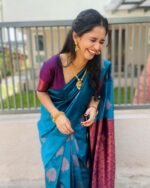 Banarasi Silk Saree Ideal for Weddings & Festivals. - Image 3