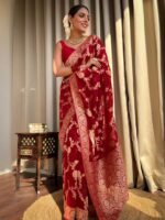 saree for women in festival season and function. - Image 8