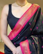 Banarasi Silk Saree Ideal for Women, special collection for festival and merrage. - Image 3