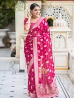 saree for women in festival season and function. - Image 4